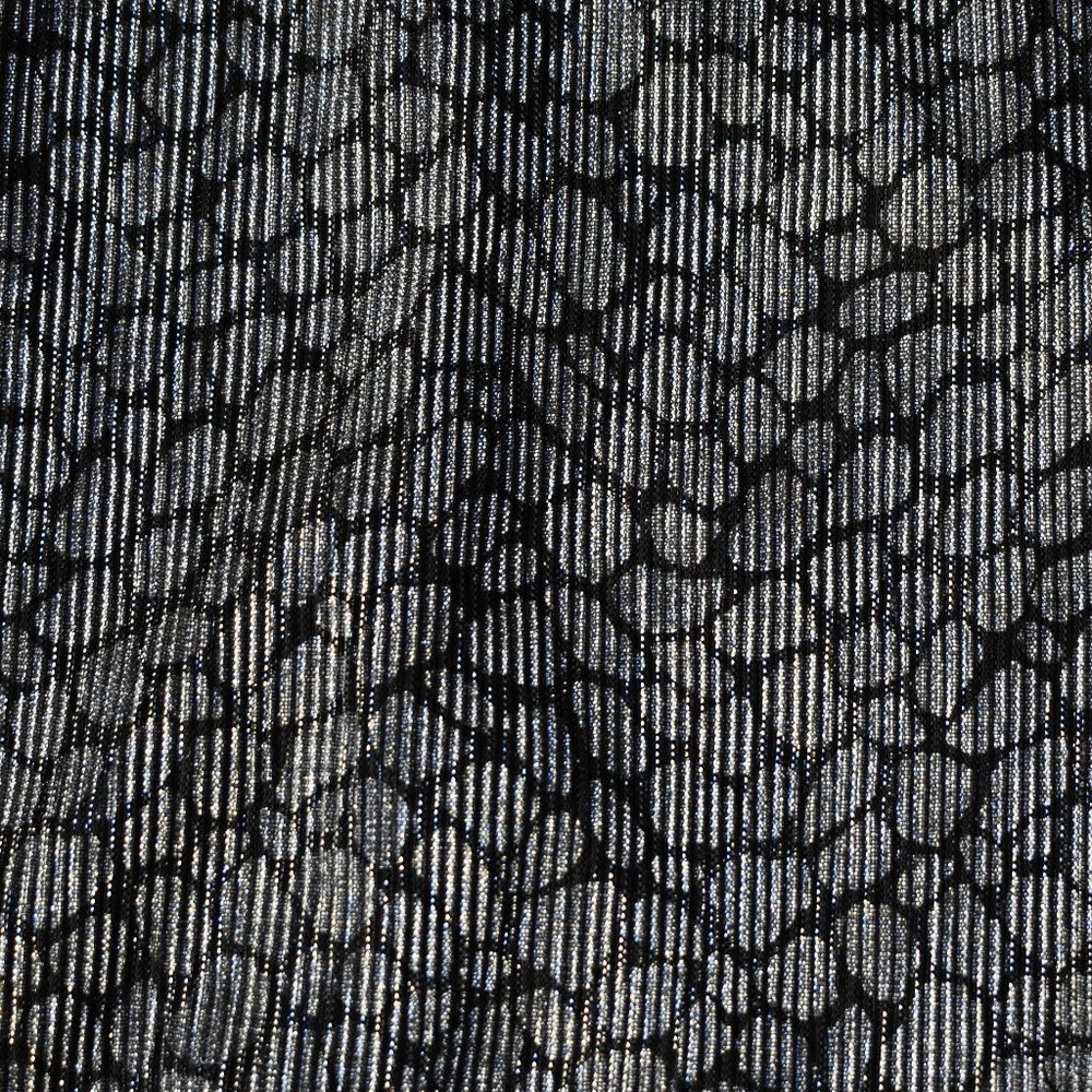 Michael Kors Black and Silver Metallic Halter Top - Picture 5 of 14